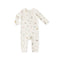 Henley Patch Pocket Romper - Forest Fable