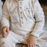 Pehr-Henley Patch Pocket Romper-Life Aquatic-2