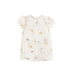 Pehr-Short Sleeve Toddler Puff Romper-Mermaid Melody-1