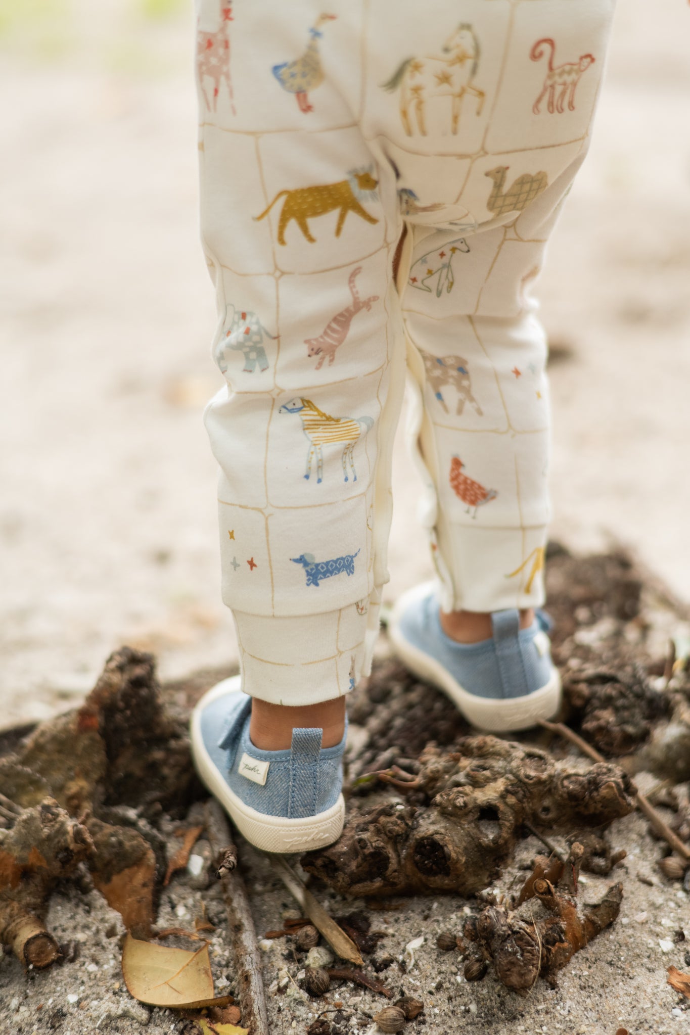 Henley Romper - Animal Shuffle