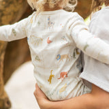 Henley Romper - Animal Shuffle