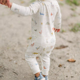 Henley Romper - Animal Shuffle