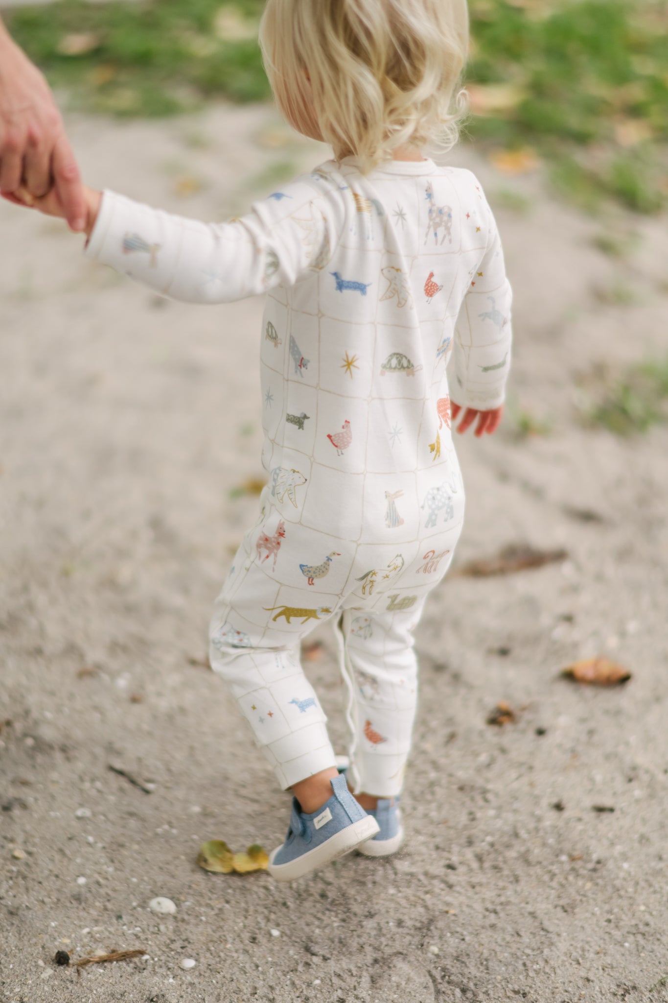 Henley Romper - Animal Shuffle