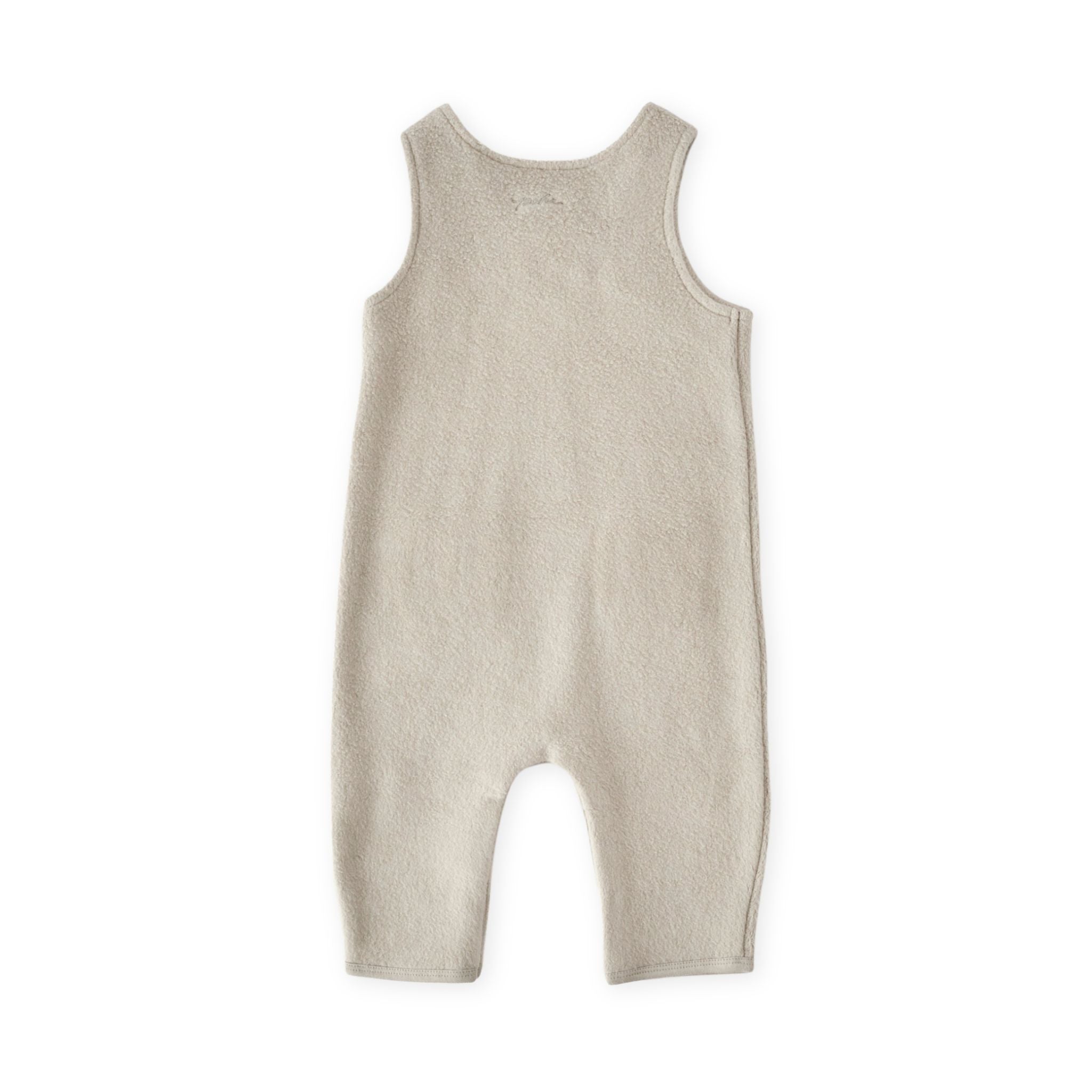 Pehr-Teddy Fleece Overall-Stone-6