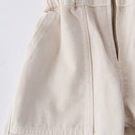 Pehr-Vintage Twill Puff Sleeve Jumpsuit-Natural-6