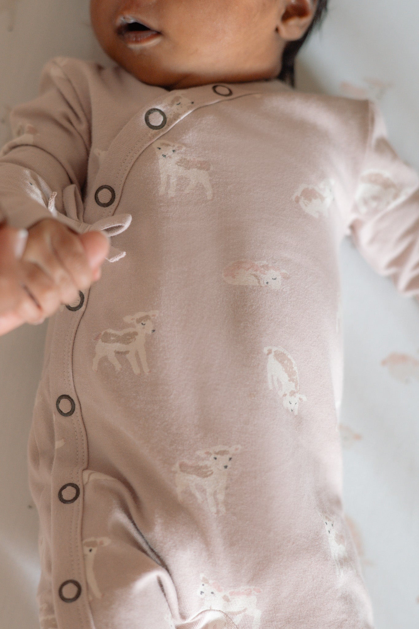 Pehr-The Littles Kimono Romper-Dear Lamb-Baby-2