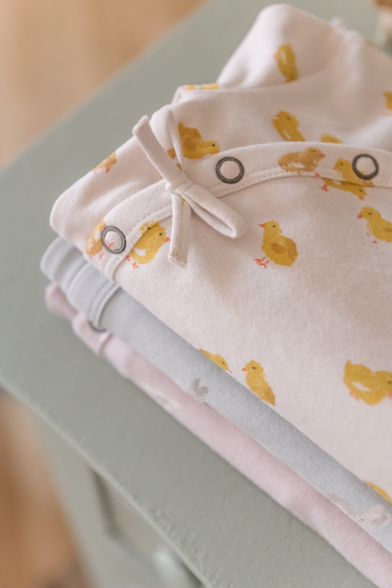 Pehr-The Littles Kimono Romper-Cheerful Chick-Baby-4