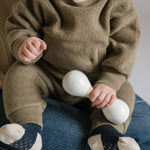 Pehr-Crew Socks with Grips 3 - Pack-Ink Set-4