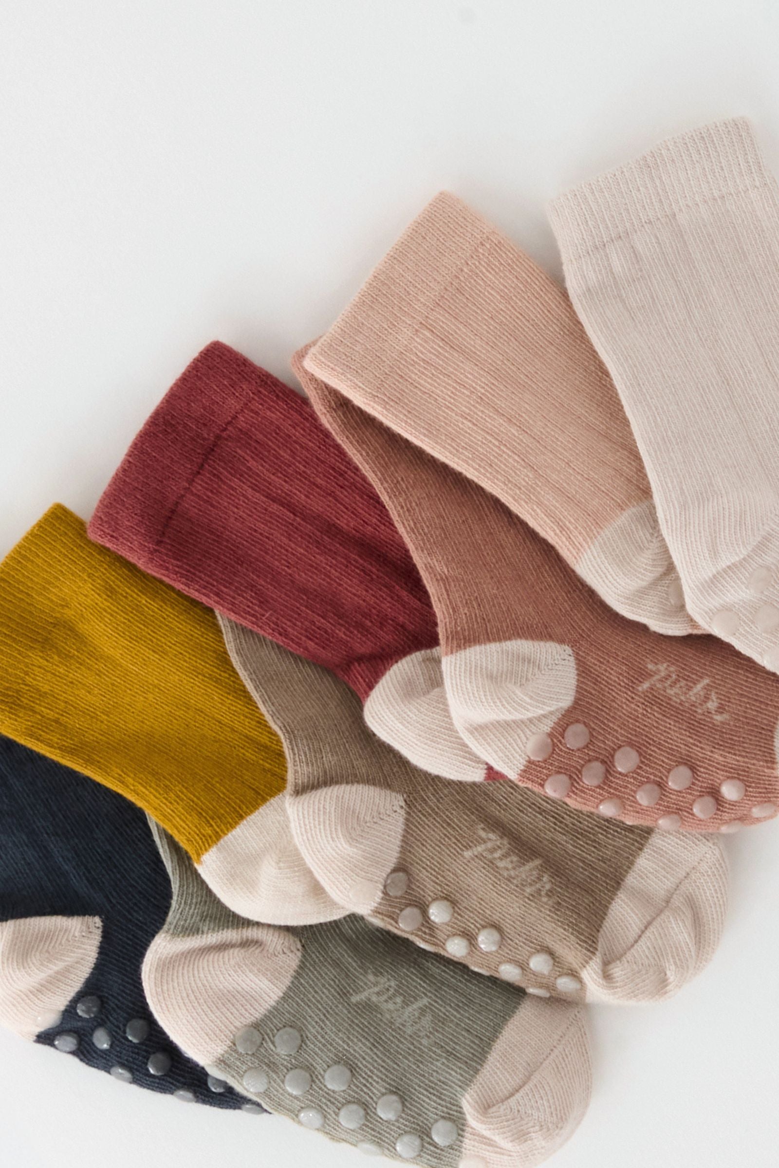 Pehr-Crew Socks with Grips 3 - Pack-Mulberry-5