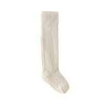 Pehr-Kids Ribbed Tights-Natural-1