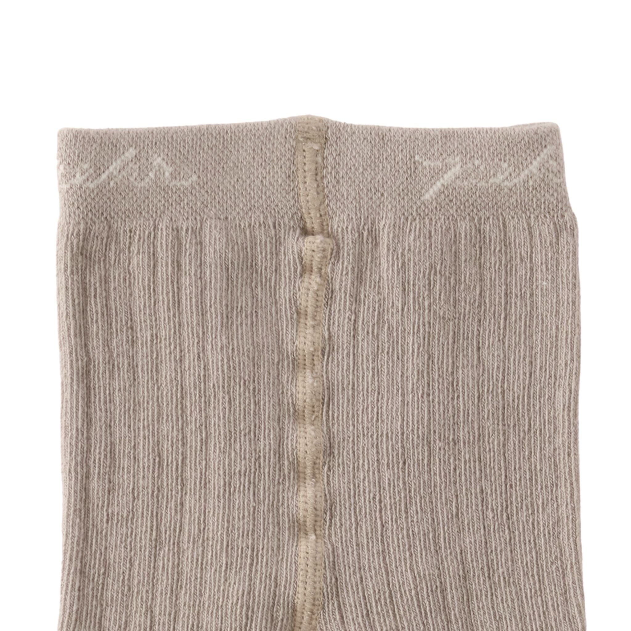 Pehr-Kids Ribbed Tights-Light Mushroom-4