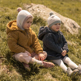 Pehr-Toddler Wool Knit Hat-Natural - Sage-2