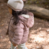 Pehr-Toddler Wool Knit Hat-Natural - Rose-4