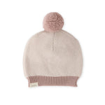 Pehr-Toddler Wool Knit Hat-Natural - Rose-7
