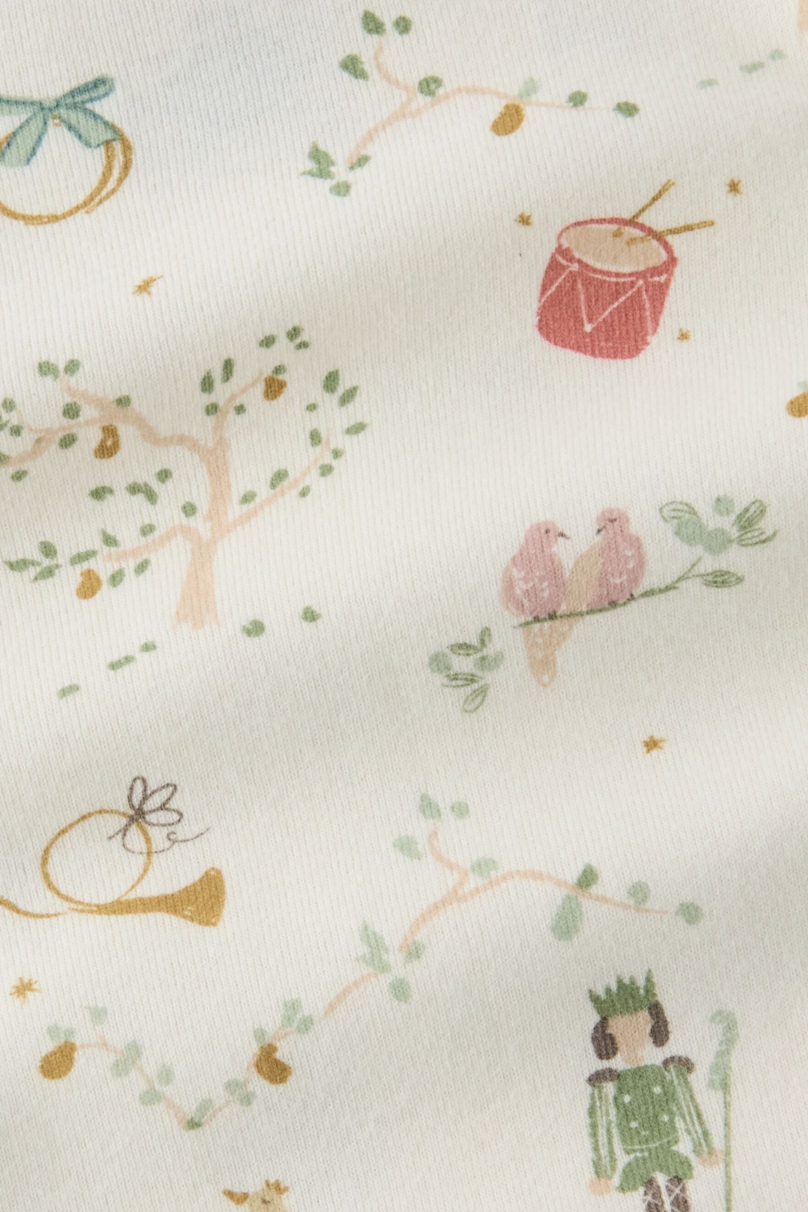 Pehr-Ribbed Baby Footless Sleeper-Partridge in a Pehr Tree-2