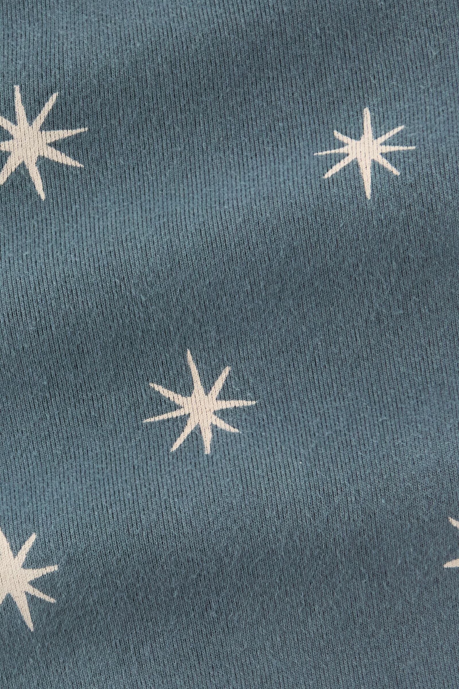 Pehr-Ribbed Baby Footless Sleeper-Starry Midnight-2