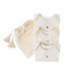 Petit Pehr Pointelle One-Piece 3-Pack - Fruits