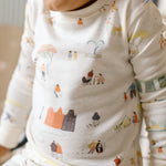 Pehr-Ribbed Toddler Pajama-Explore the World-2