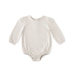 Pehr-Essentials Puff Sleeve One-Piece-Natural-Baby-1