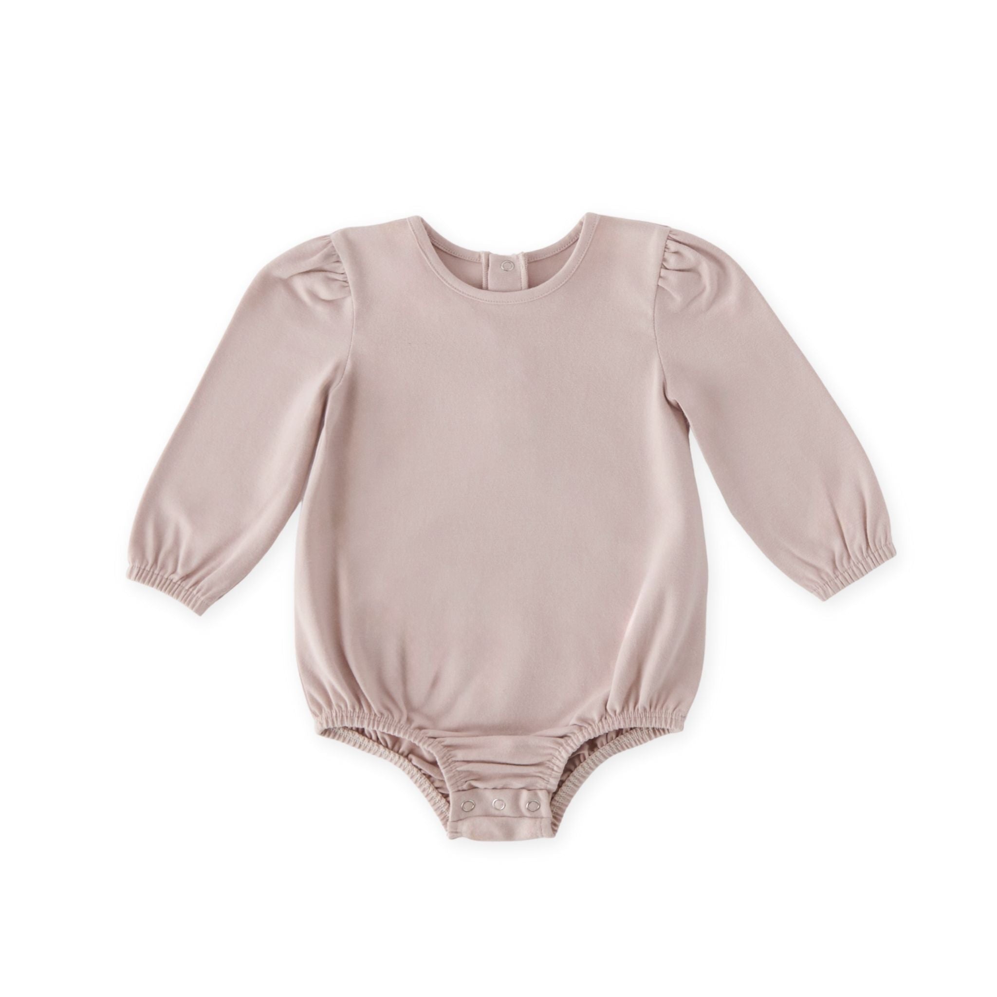 Pehr-Essentials Puff Sleeve One-Piece-Pale Pink-Baby-1