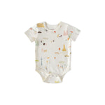Pehr-Short Sleeve Shoulder Snap One-Piece-Explore the World-1