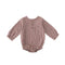 Pehr-Gingham Long Sleeve One-Piece-Mulberry-1