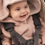 Pehr-Teddy Fleece Baby Suit-Rose Pink-2