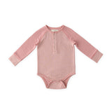 Pehr- Sailor Stripe Raglan One Piece - Tea Rose - 1