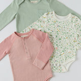 Pehr-Sailor Stripe Raglan One-Piece-Tea Rose-6