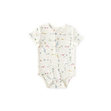 Pehr-Short Sleeve Henley One Piece-Crawling Critters-1