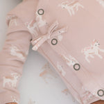 Pehr-The Littles Long Sleeve Kimono One Piece-Dear Lamb-Baby-2