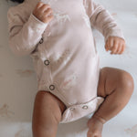 Pehr-The Littles Long Sleeve Kimono One Piece-Dear Lamb-Baby-4