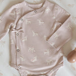 Pehr-The Littles Long Sleeve Kimono One Piece-Dear Lamb-Baby-5