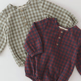 Pehr-Flannel Long Sleeve One-Piece-Mulberry/Ink-5