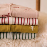 Pehr-Ribbed Baby Sleeper-Stripes Away Evergreen-7