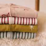 Pehr-Ribbed Baby Sleeper-Stripes Away Berry-7