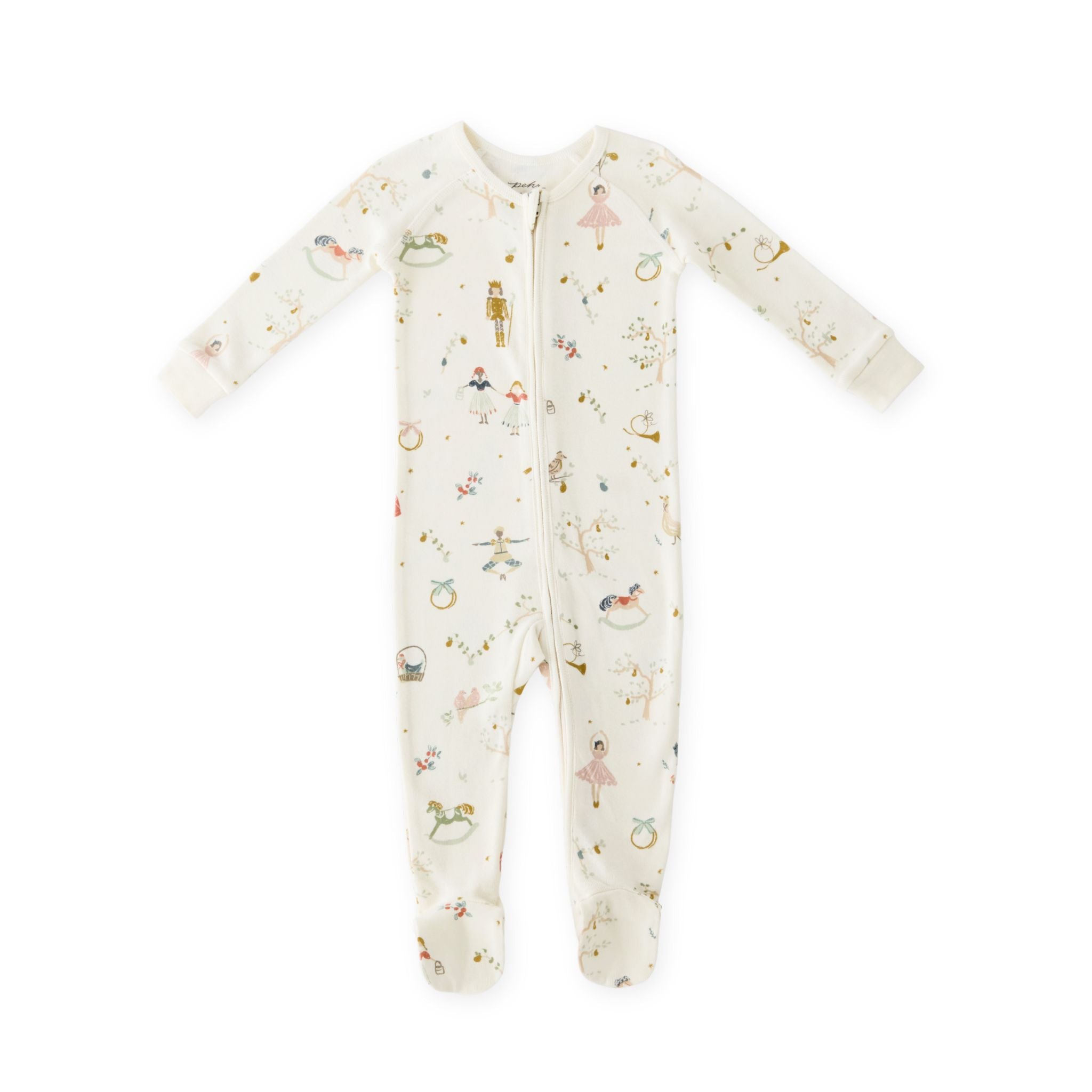 Pehr-Ribbed Baby Sleeper-Partridge in a Pehr Tree-1