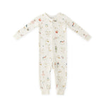 Pehr-Ribbed Baby Footless Sleeper-Partridge in a Pehr Tree-1