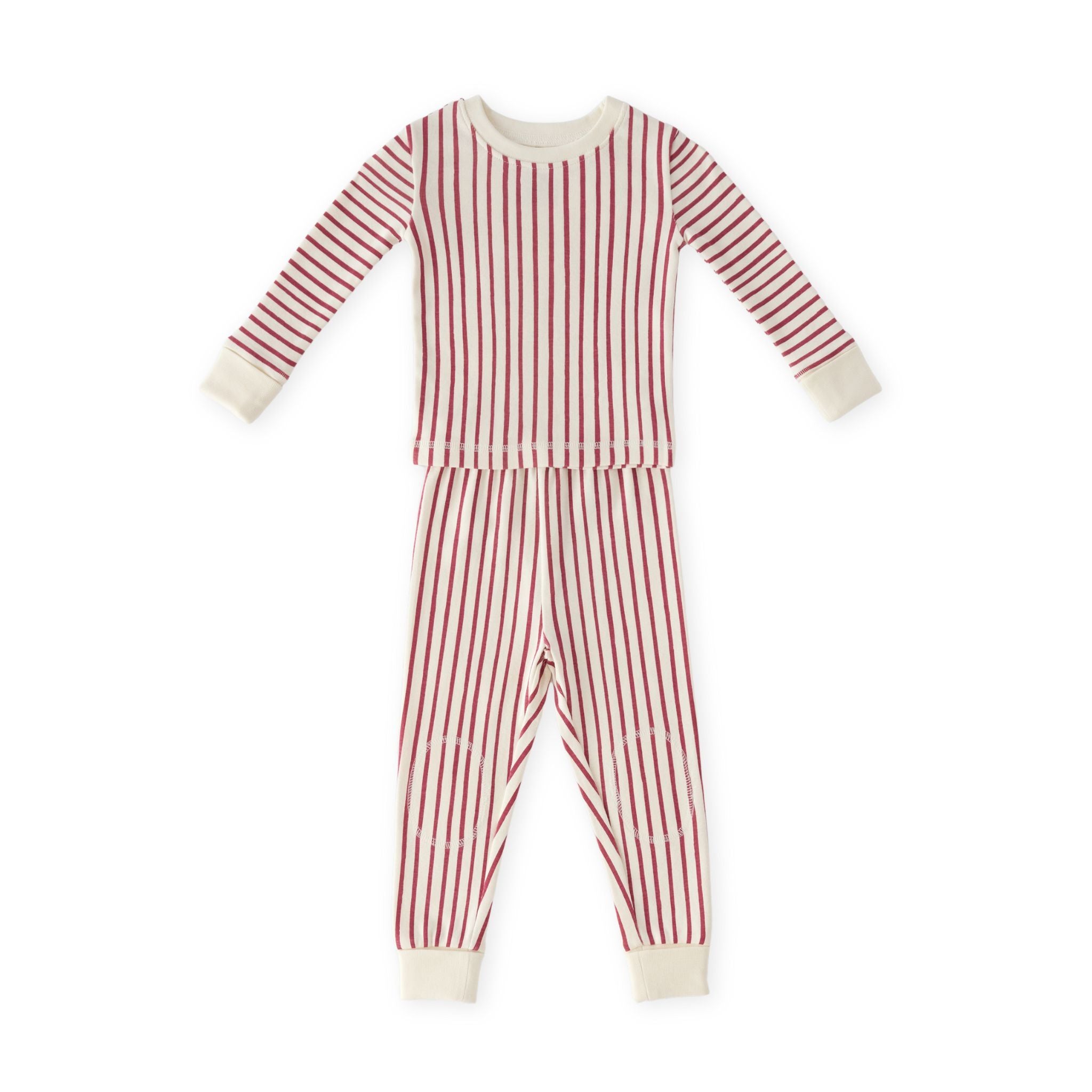 Pehr-Ribbed Pajama-Stripes Away Berry-1
