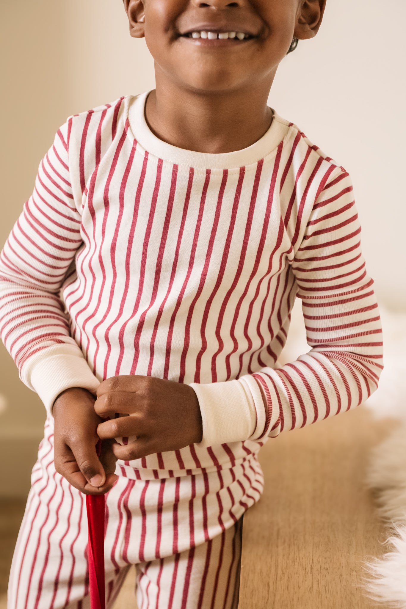 Pehr-Ribbed Pajama-Stripes Away Berry-3