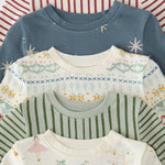 pehr-ribbed kids pajama-Stripes Away Berry-6