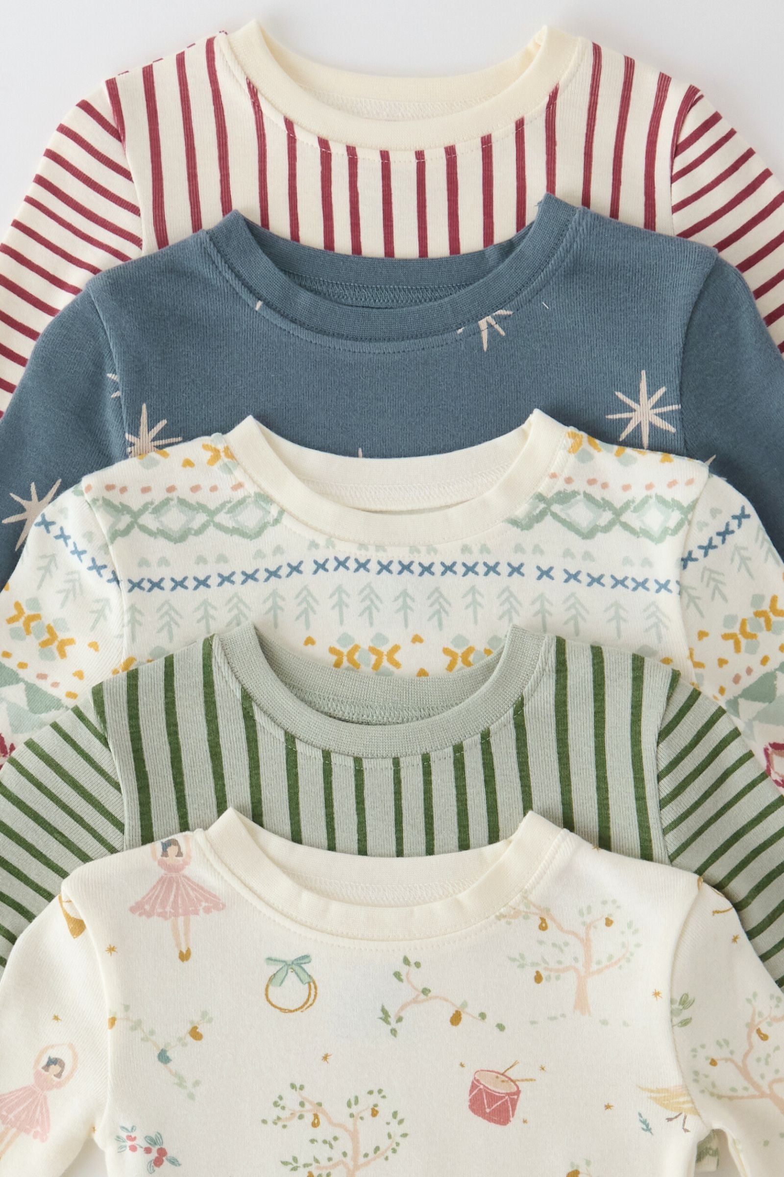 pehr-ribbed kids pajama-Stripes Away Berry-6