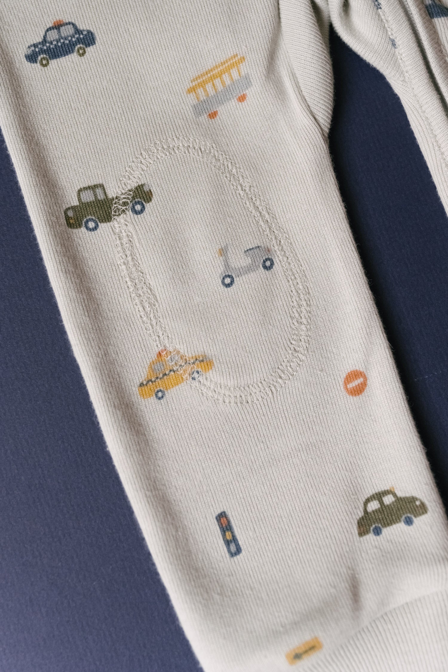 Pehr-Ribbed Kids Pajama-Rush Hour Mist-7
