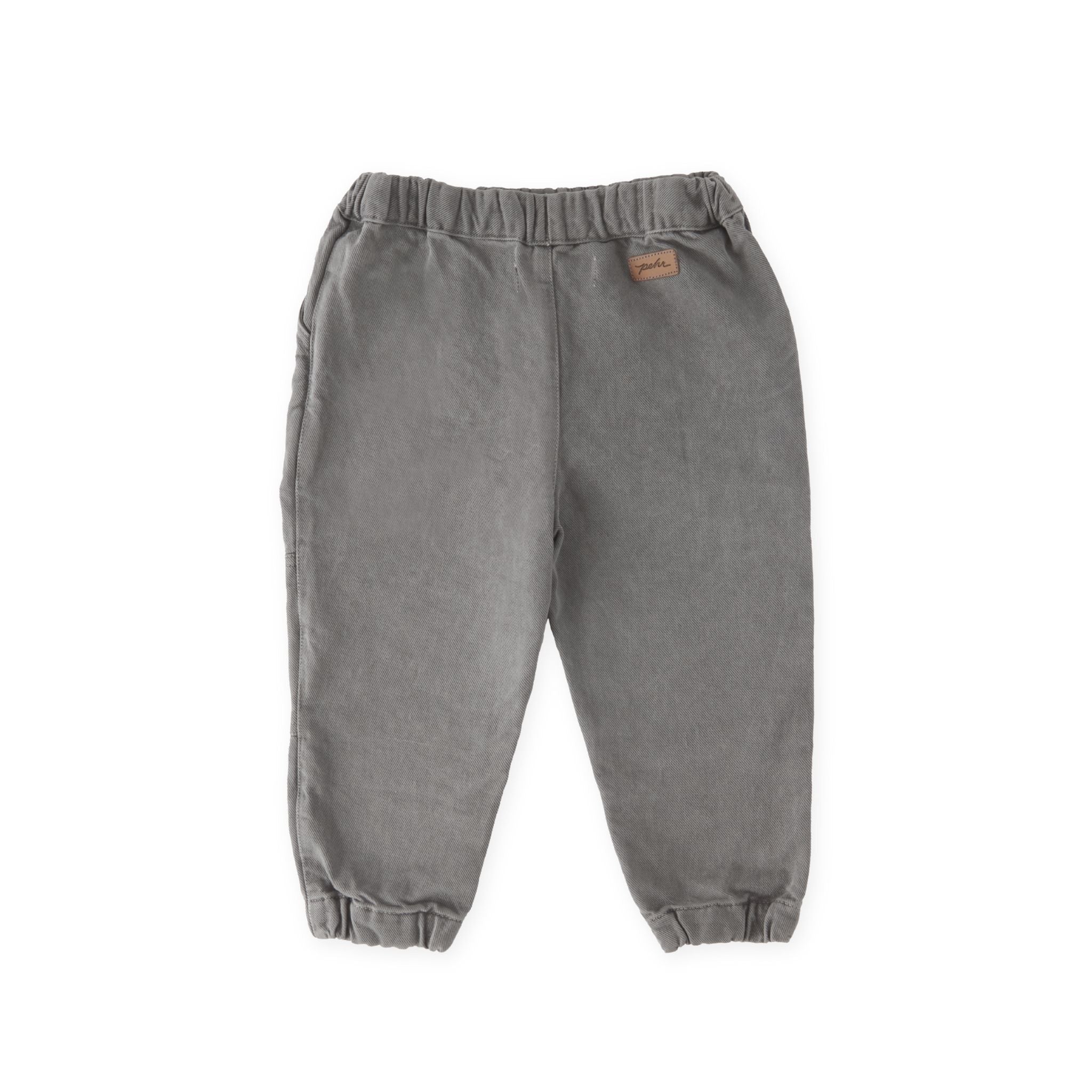Pehr-Vintage Twill Toddler Utility Jogger-Charcoal-4