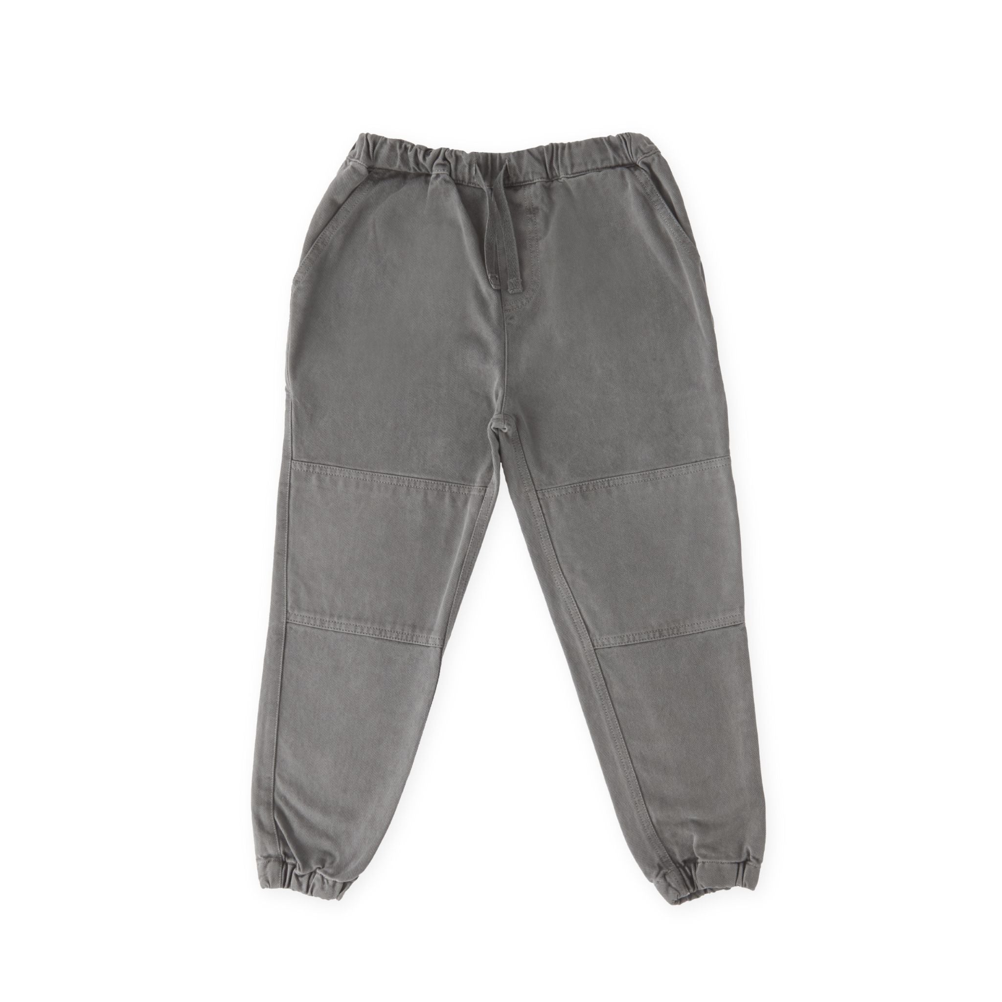 Pehr-Vintage Twill Kids Utility Jogger-Charcoal-1