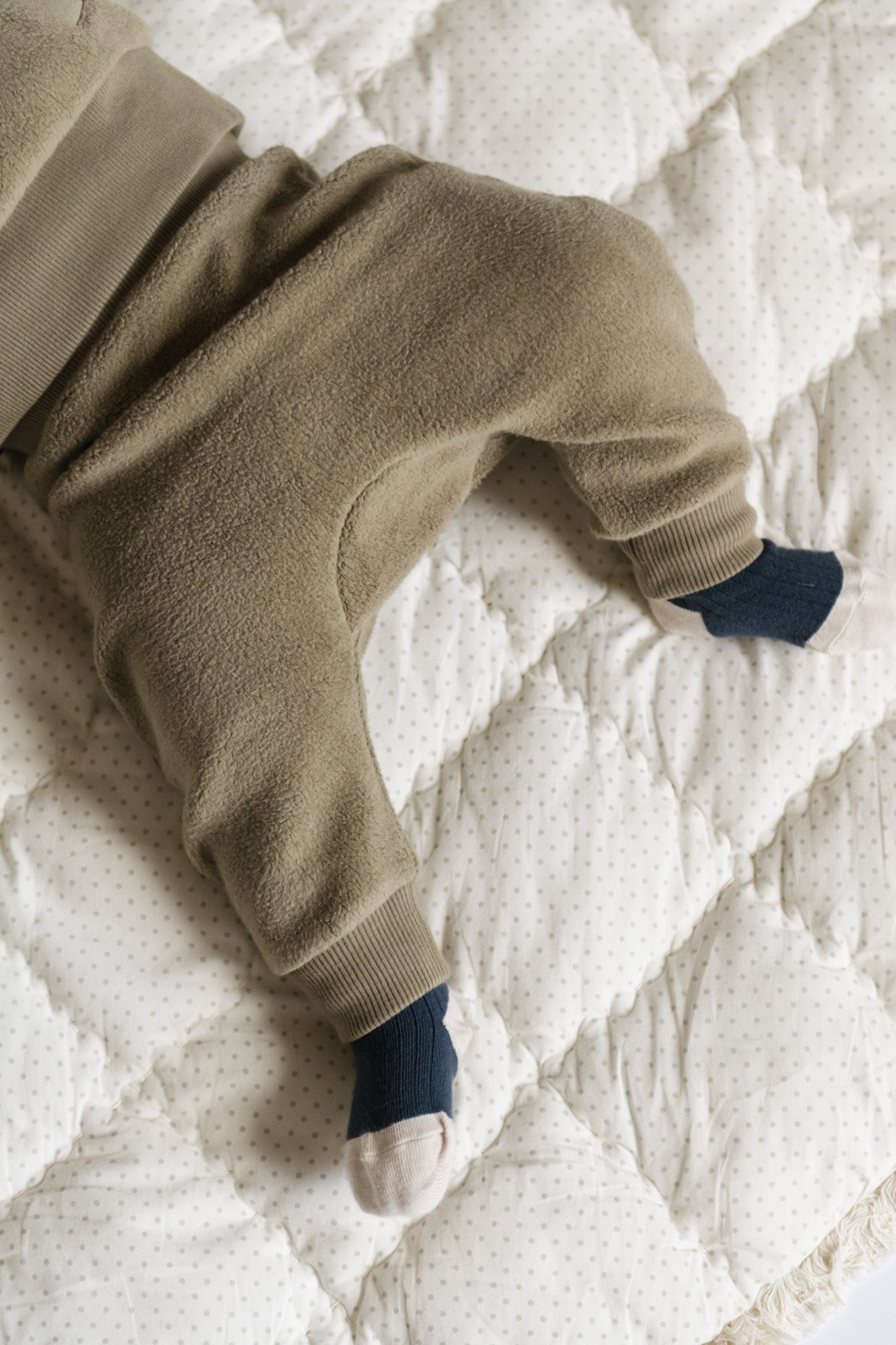 Pehr-Teddy Fleece Harem Pant-Moss-2