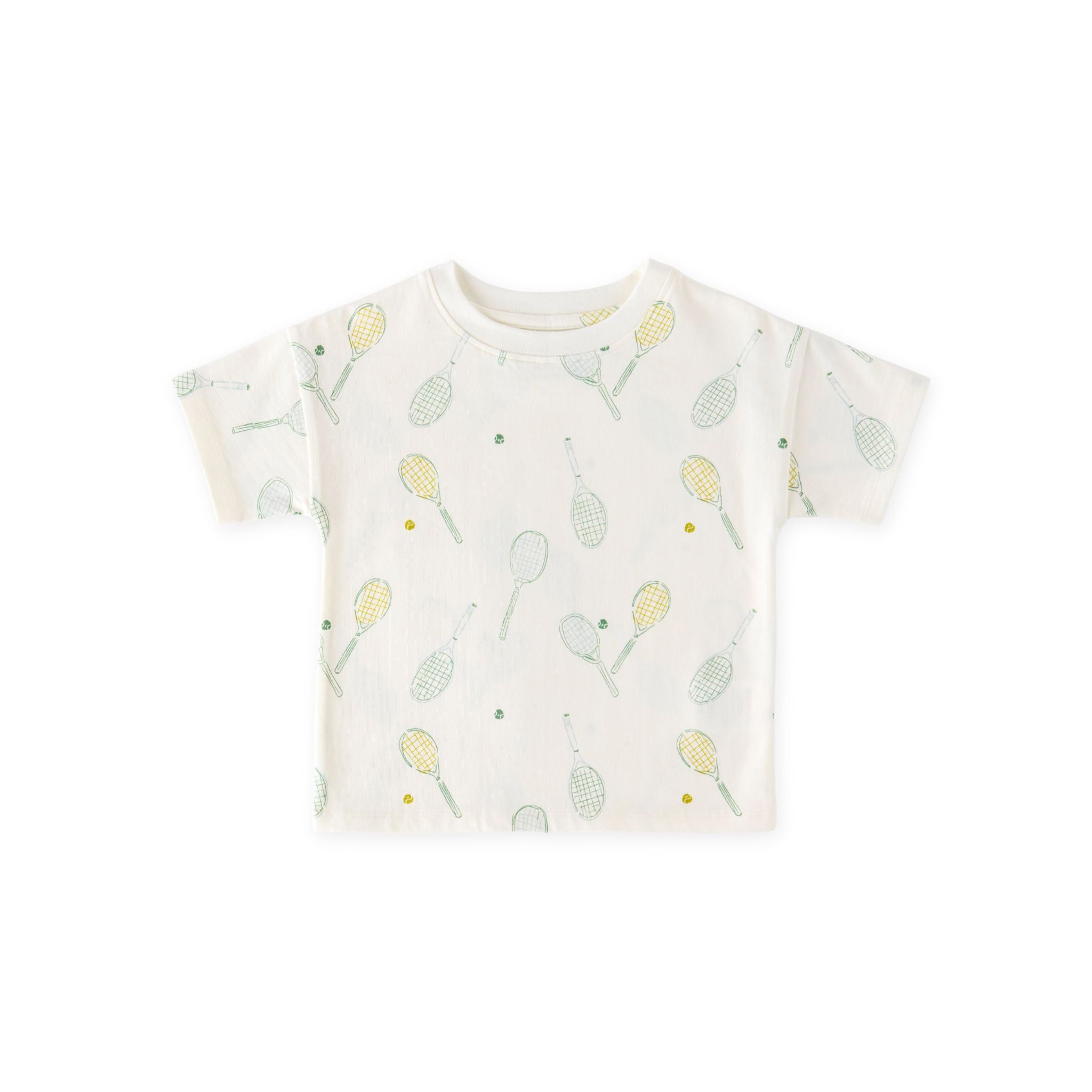 Pehr-Dropped Shoulder Short Sleeve T-Shirt-Doubles-1