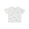 Dropped Shoulder Short Sleeve T-Shirt- Set Sail