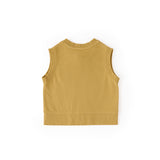 Pehr-French Terry Patch Pocket Vest-Dijon-6