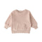 Pehr-Teddy Fleece Dropped Shoulder Sweatshirt-Rose Pink-1